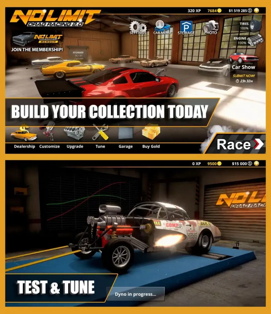 No Limit Drag Racing 2 MOD